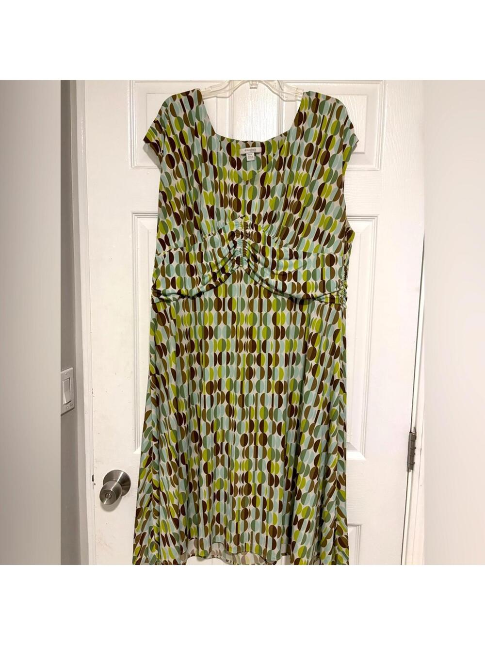 Plus size Multicolor Patterned Dress